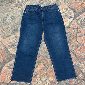 Just USA Women's Straight Leg Jeans - Deep Indigo